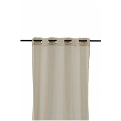 Kaya Gardin Polyester / falsk hør - Beige - 140 * 290