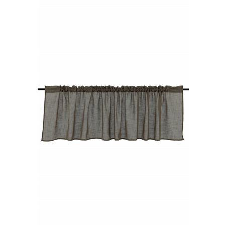 Kaya Curtain Polyester/fake linen - Brown /  - 55*250