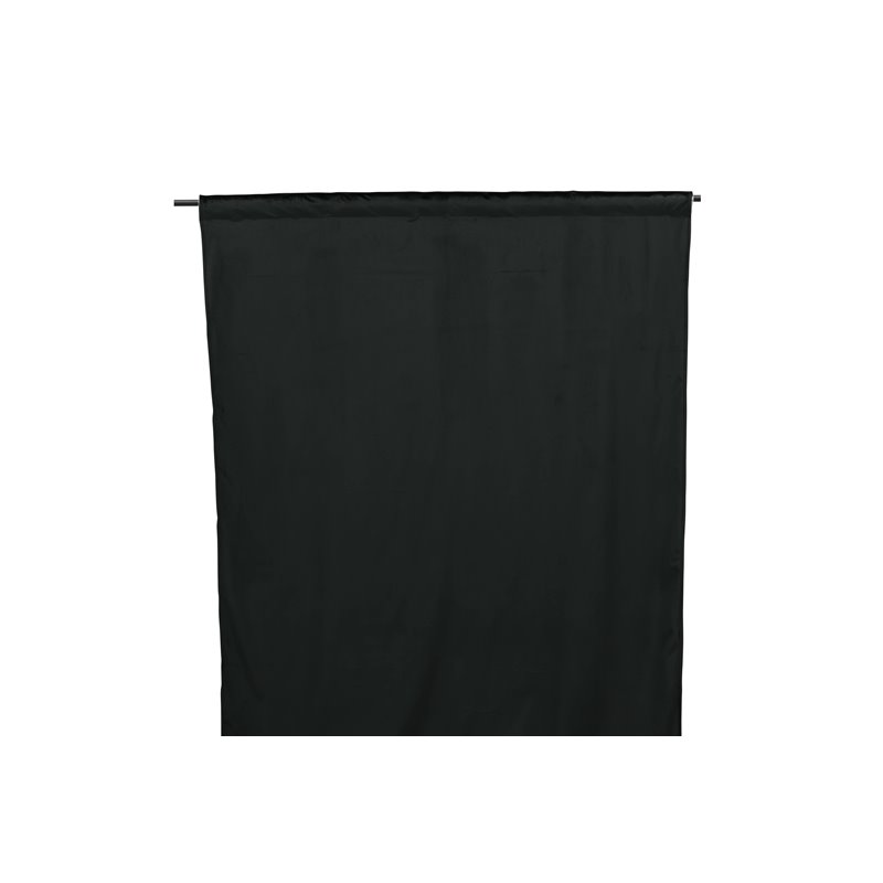 Mary Curtain Polyester/velvet - Black /  - 135*250