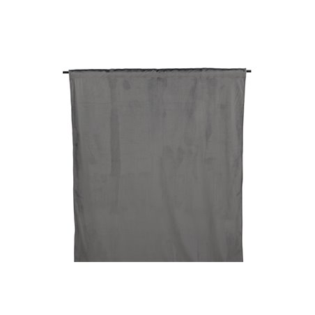 Mary Curtain Polyester/velvet - Grey /  - 135*250