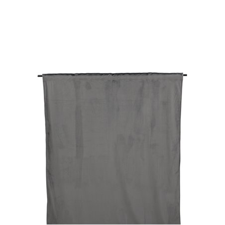 Mary Curtain Polyester/velvet - Grey /  - 135*250