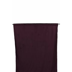 Mary Curtain Polyester/velvet - Plum /  - 135*250