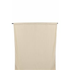 Mary Curtain Polyesteri / sametti - beige / - 135 * 250