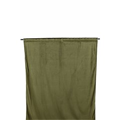 Mary Curtain Polyester/velvet - Green /  - 135*250