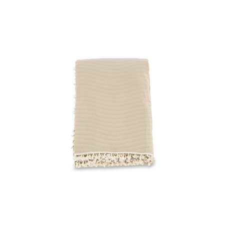 Lias Sengetæppe Microfiber - Beige / - 260 * 260