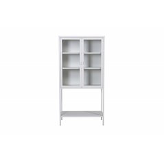 High Wide Cabinet w shelf - White