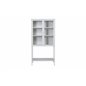 High Wide Cabinet w shelf - White