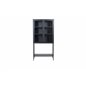 High Wide Cabinet w shelf - Black