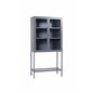 High Wide Cabinet w shelf - Grey