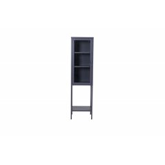 High Thin Cabinet w shelf - Grey