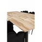 Cirebon Dining table 200*90cm - Nature / Black, Limhamn - Chair - Black Velvet_6