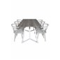 Marina Dining Table - Grey "oak" / White Legs , Bullerbyn Windsor Dining Chair - Grey_6