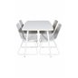 Polar Dining table 120 cm - White White, Cirebon Dining Chair - White Wash_4