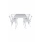 Polar Dining table 120 cm - White White, Bullerbyn Windsor Dining Chair - White_4