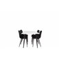 Polar Dining Table - 180*90*H75 - White / Black, Polar Dining Chair - Black legs / Black Velvet (ersätter 19902-888)_6