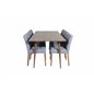 Polar Dining Table 180 cm - Walnut top - Walnut Legs, Willa Dining Chair - Walnut_6