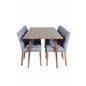 Polar Dining Table 180 cm - Walnut top - Walnut Legs, Willa Dining Chair - Walnut_6