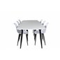 Polar Ellipse Dining Table - 240*100*H75 - White / Black, Polar Plastic Dining Chair - Black Legs / White Plastic_6