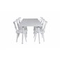 Polar Dining table 180 cm - White top / White Legs, Mariannelund Windsor Chair - White_6