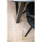 Count Dining Table - 220*100*H75 - Black / Black, Velvet Dining Chair Brass - Black / Black_6