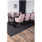 Count Dining Table - 220*100*H75 - Black / Black, Comfort Dining Chair - Pink / Black_6