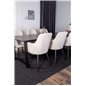 Count Dining Table - 220*100*H75 - Black / Black, Comfort Dining Chair - Beige / Black_6