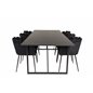 Palace Dining Table - 240*100*H75 - Black / Black, Limhamn - Chair - Black Velvet_6