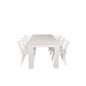 Lind Dining Table 180*90*H78 - White, Bullerbyn Windsor Dining Chair - White_6