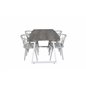 Inca Extentiontable - grey "oak"  / white Legs, Bullerbyn Windsor Dining Chair - Grey_4