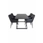 Inca Extentiontable - Black top / black Legs, Comfort Dining Chair - Black / Black_4