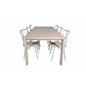 Slider Extention Table - White Wash - 170, 40, 40cm , Mariannelund Windsor Chair - Grey_6