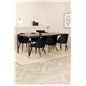 Pelle Dining Table , Black black Black+Velvet Dining Chair Brass , Black Black_6