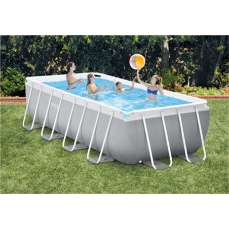 INTEX PRISM RAMPOOL REKTANGULÄR POOL SET 488 x 244 x 107 cm