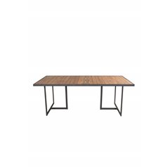 Khung Dining Table - Black Steel / Acacia (teklook) - 200*100cm