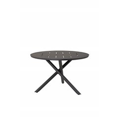 Alma Dining Table - Black Alu