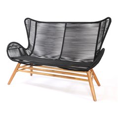 Alkuperäinen nimi: Tingeling Bench Chair - Black Rope