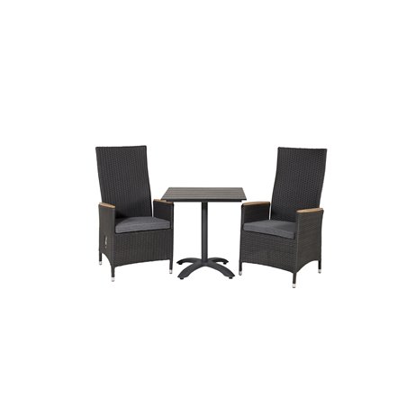 Colorado70*70 Black/Black, Padova Chair