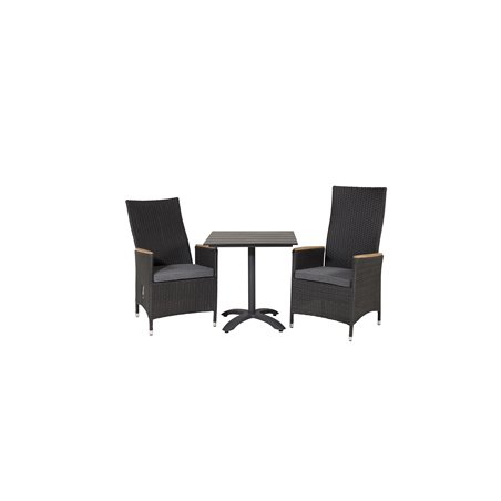 Colorado70*70 Black/Black, Padova Chair