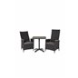 Colorado70 * 70 Sort / Sort, Padova Stol (Sangstol) - Sort / Teak_2