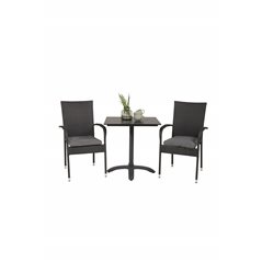 Colorado70*70 Black/Black, Anna Chair - Black_2