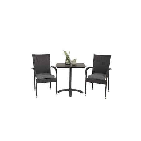 Colorado70: Black/Black, Anna Chair