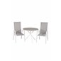 Parma Café Table ø90 - White/Grey, Copacabana Valkoinen/Grey_2