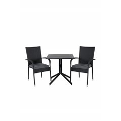 Way café table 70*70, Anna Chair - Black_2