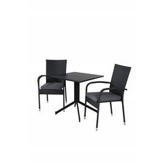 Way café table 70*70, Anna Chair - Black_2