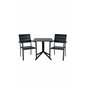 Way Cafébord 70 * 70, Levels Chair (stabelbar bar) - Sort Alu / Sort Aintwood_2