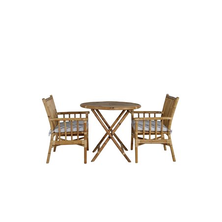 Cane Café bord ø80cm - Bambus, Cane Armchair_2