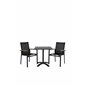 Colorado70*70 Black/Black, Texas Chair – Black/Teak