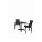 Colorado70*70 Black/Black, Texas Chair – Black/Teak