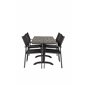 Denver 70*120 Black/Black SanTorini Arm Chair Black Alu/Black Textilene (käytetty)