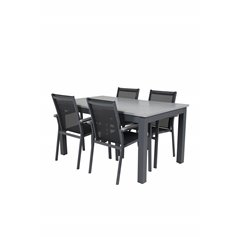 Albany Table – 152/210 – Black/Grey+Parma Pääartikkeli: Black/Grey_4